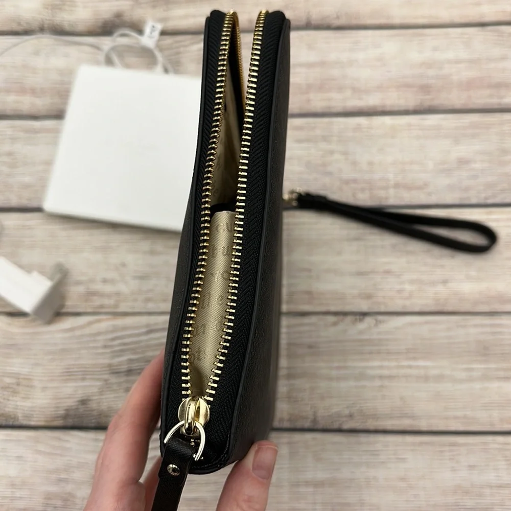 Kate Spade Everpurse Black Large Quentin Wristlet - Picture 7 of 10